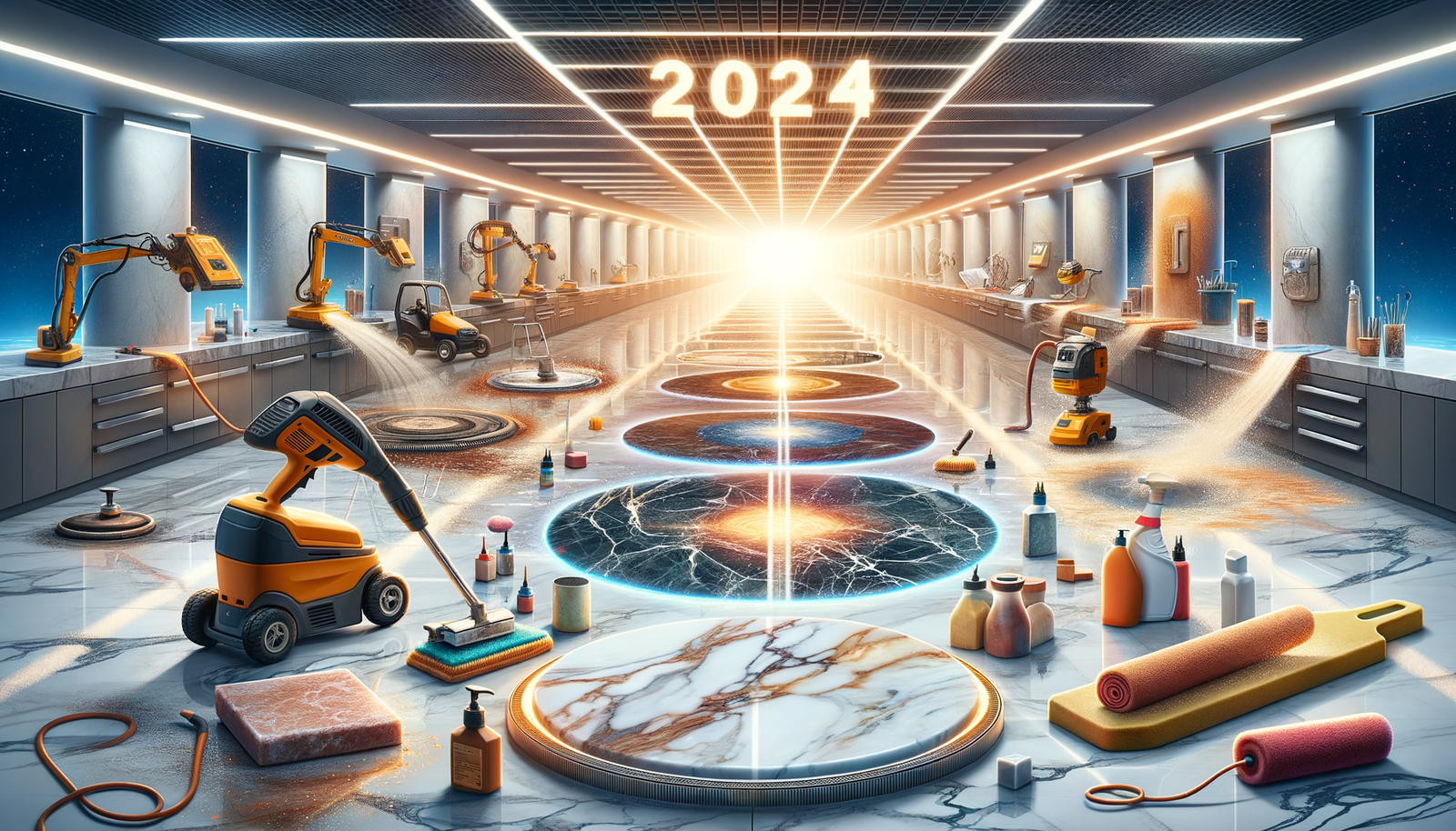 جلي رخام بأحدث التقنيات: دليل شامل لإعادة لمعان أرضياتك في 2024