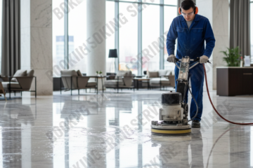 جلي رخام بأفضل الطرق الحديثة للمعان مثالي ومتانة طويلة الأمد