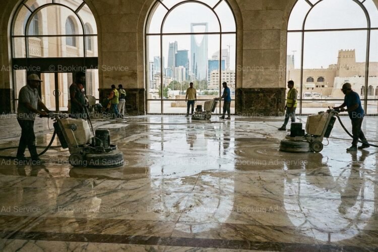 جلي البلاط في الرياض: سر بريق أرضيات منزلك الدائم