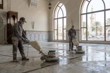 استعادة رونق الأرضيات في جدة: دليل شامل لجلي وتلميع البلاط لجمال يدوم