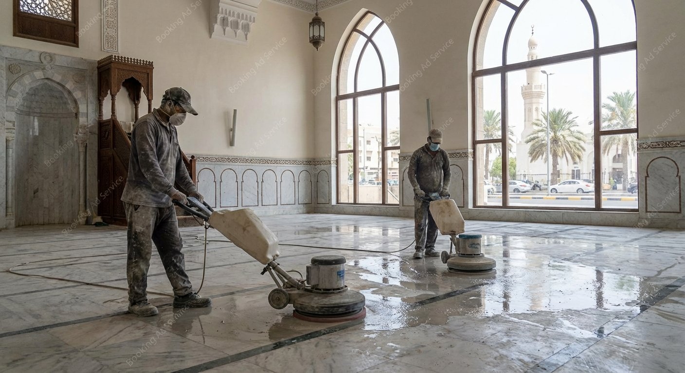 استعادة رونق الأرضيات في جدة: دليل شامل لجلي وتلميع البلاط لجمال يدوم