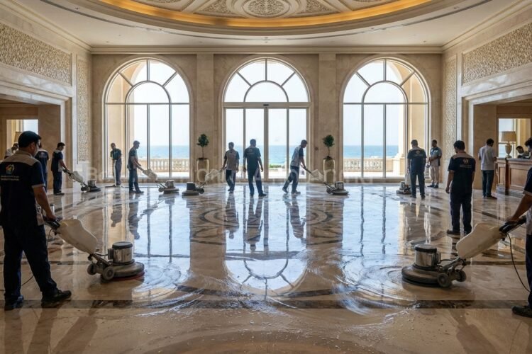 بريق لا يزول: دليل شامل لجلي الرخام في جدة لمنزل ساحر