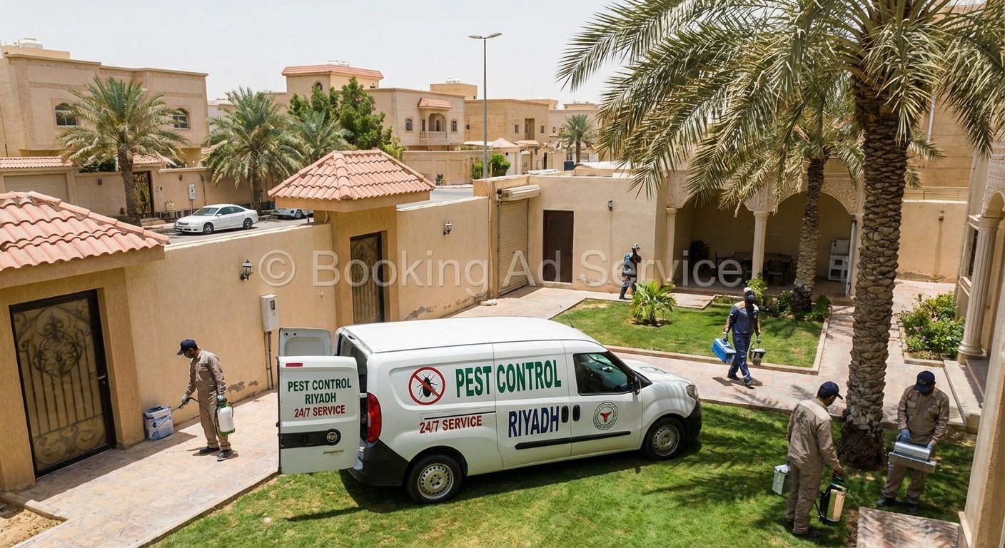 القضاء على الحشرات في الرياض: دليل متكامل لبيئة منزلية صحية وآمنة