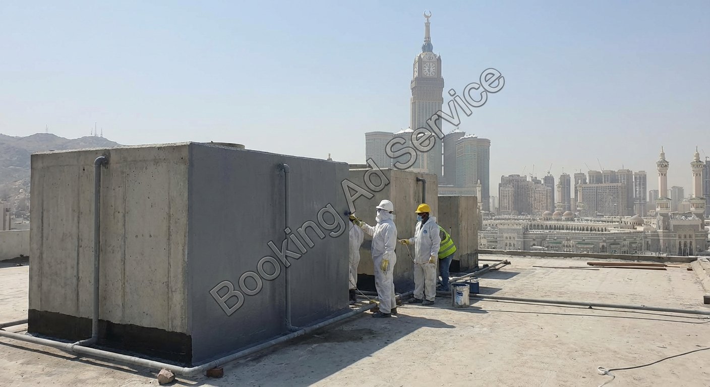 سر النقاء والاطمئنان: دليلك الشامل لعزل خزانات المياه في مكة