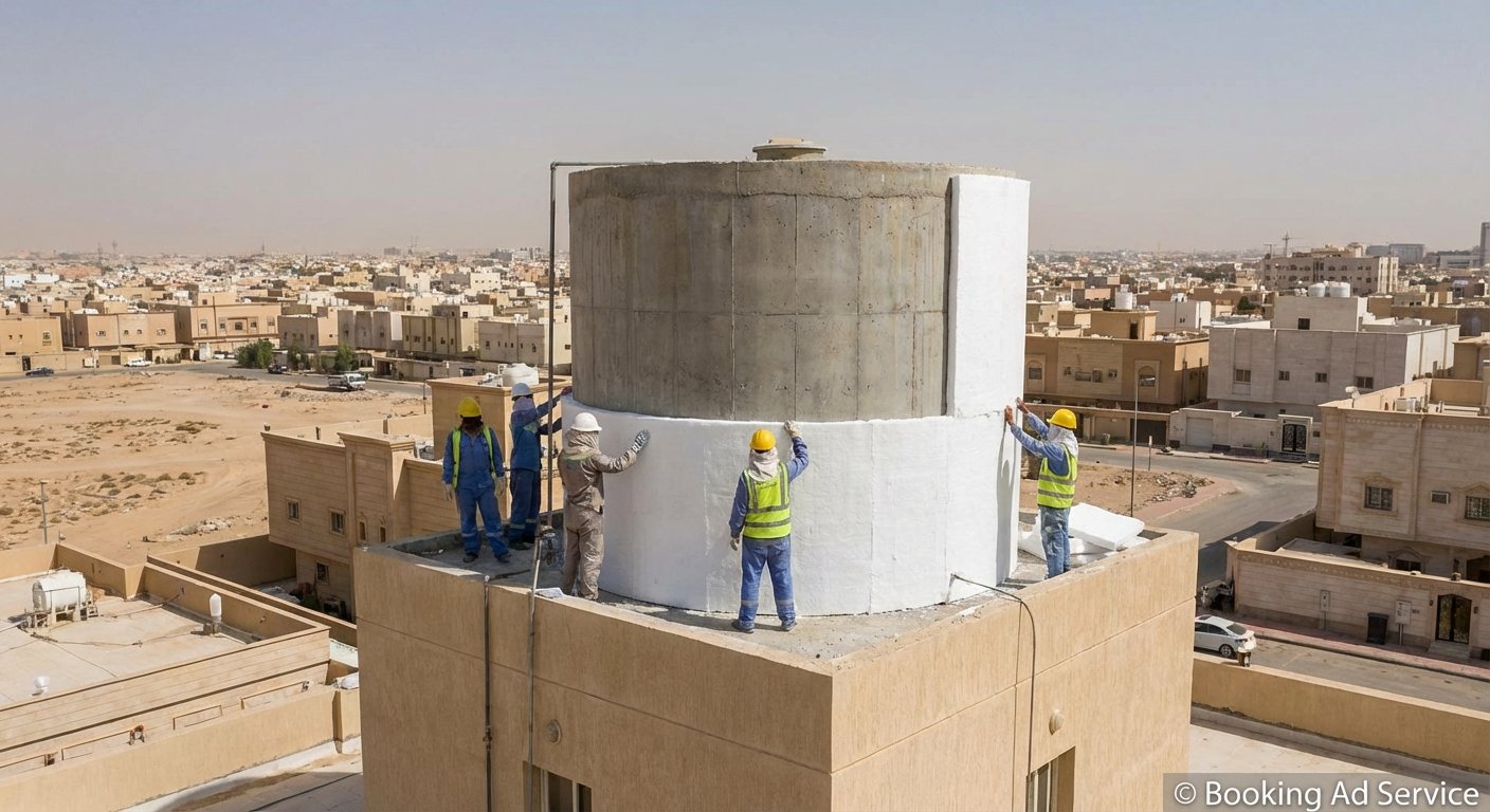 حماية نقاء مياهك: دليلك المتكامل لاختيار شركة عزل خزانات موثوقة بالرياض