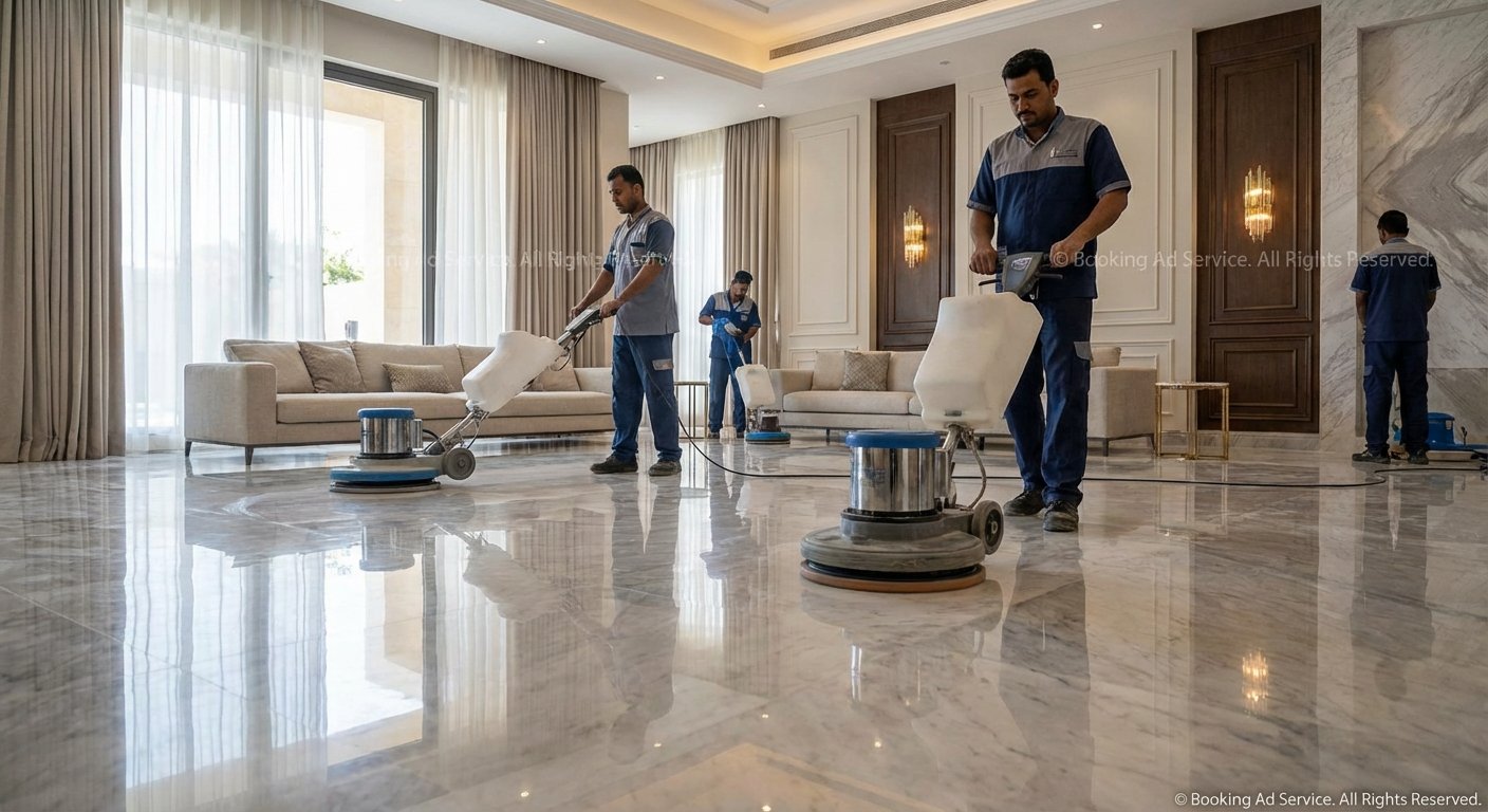 تألق منزلك من جديد: دليلك لاختيار أفضل شركة جلي رخام في الرياض