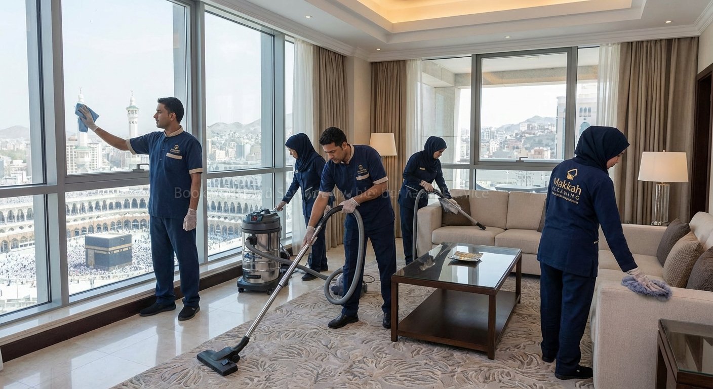 شركة تنظيف بمكة: الحل الأمثل لبيئة صحية ونظيفة في قلب الأماكن المقدسة