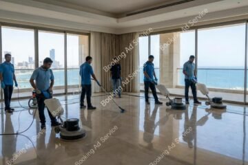 استعادة سحر أرضيات منزلك: دليلك المتكامل لجلي البلاط في جدة