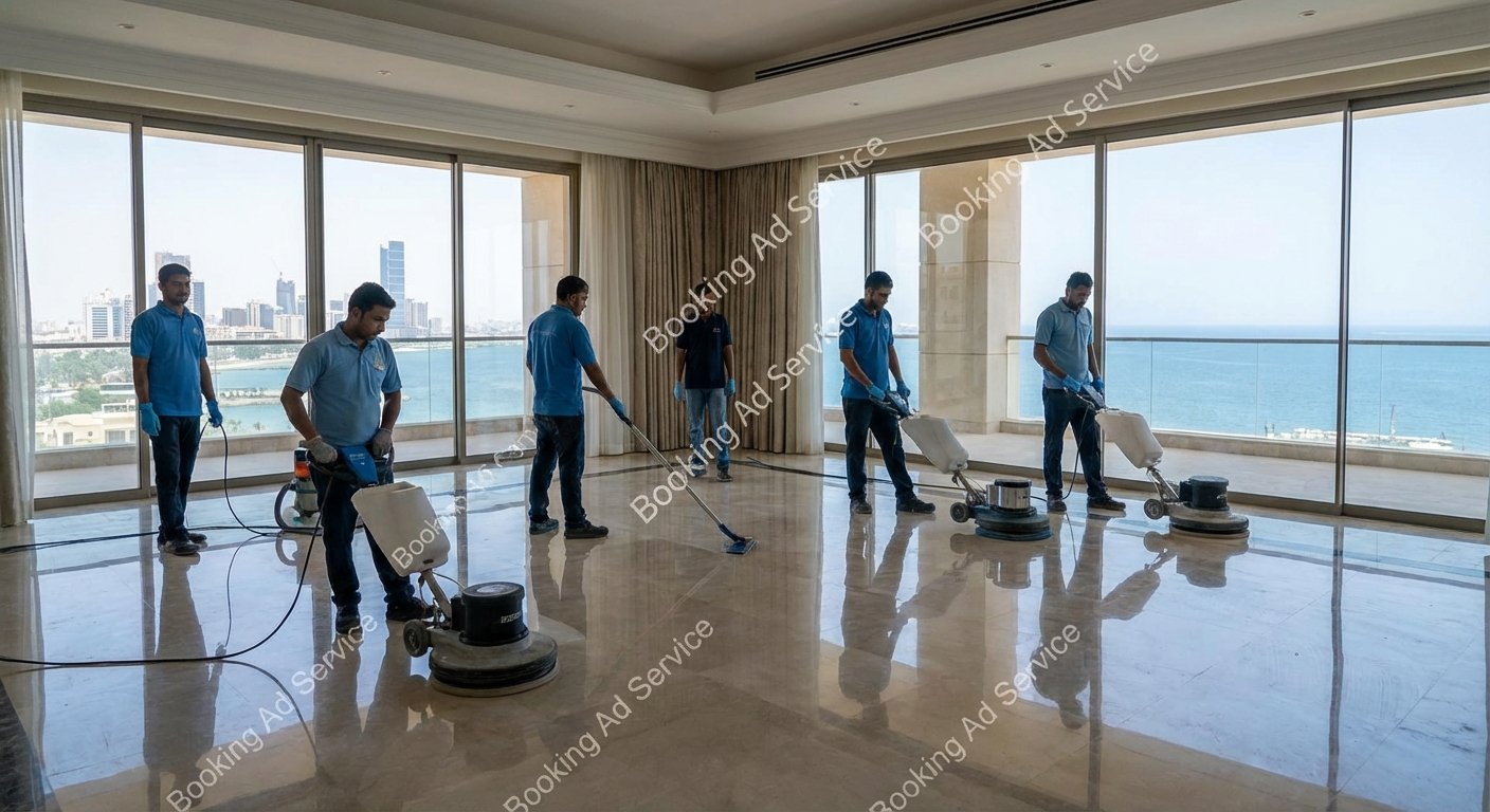 استعادة سحر أرضيات منزلك: دليلك المتكامل لجلي البلاط في جدة