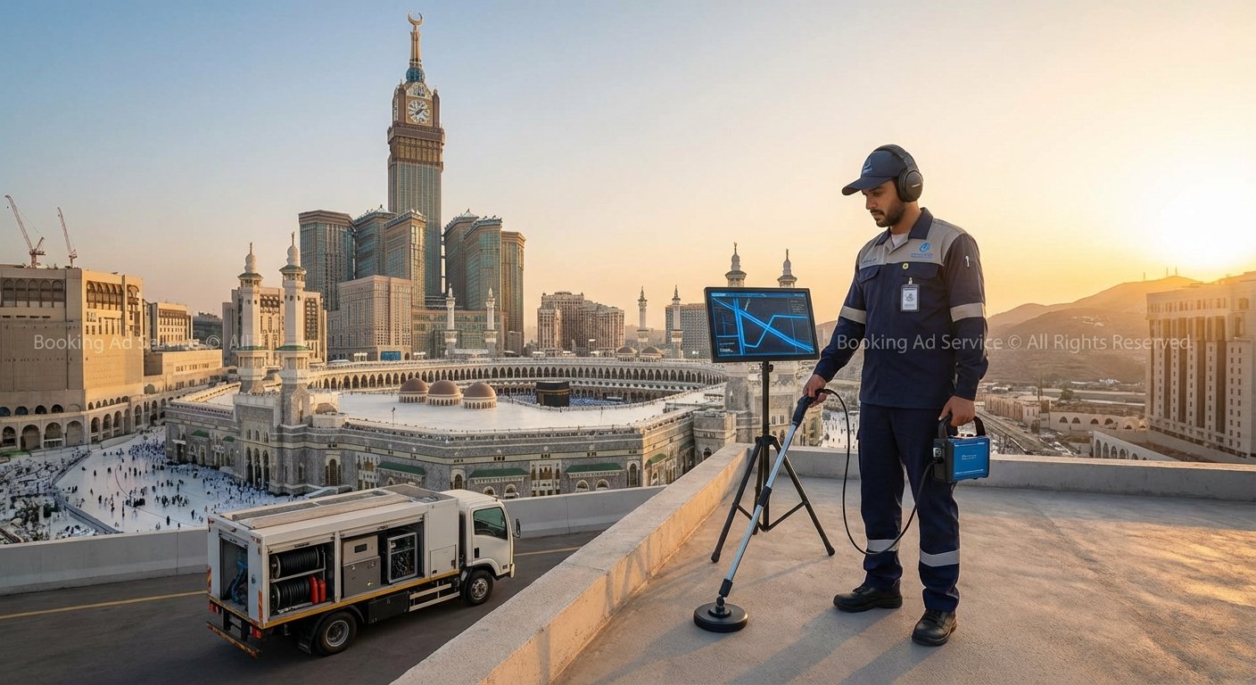 وداعاً للفوضى: أساليب ذكية لكشف تسربات المياه في مكة دون تكسير