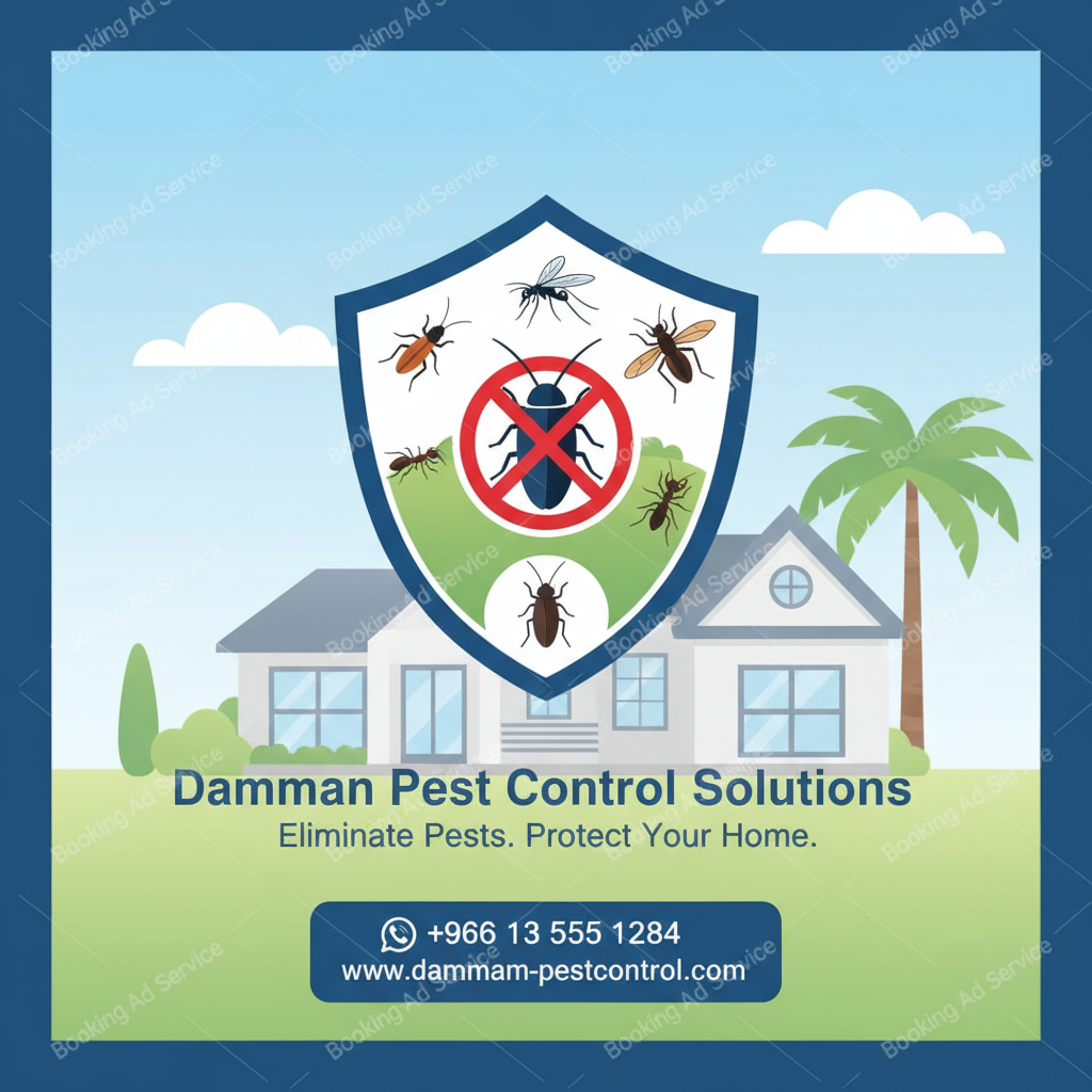 الدمام بلا حشرات: دليلك المتكامل لبيئة نظيفة وآمنة