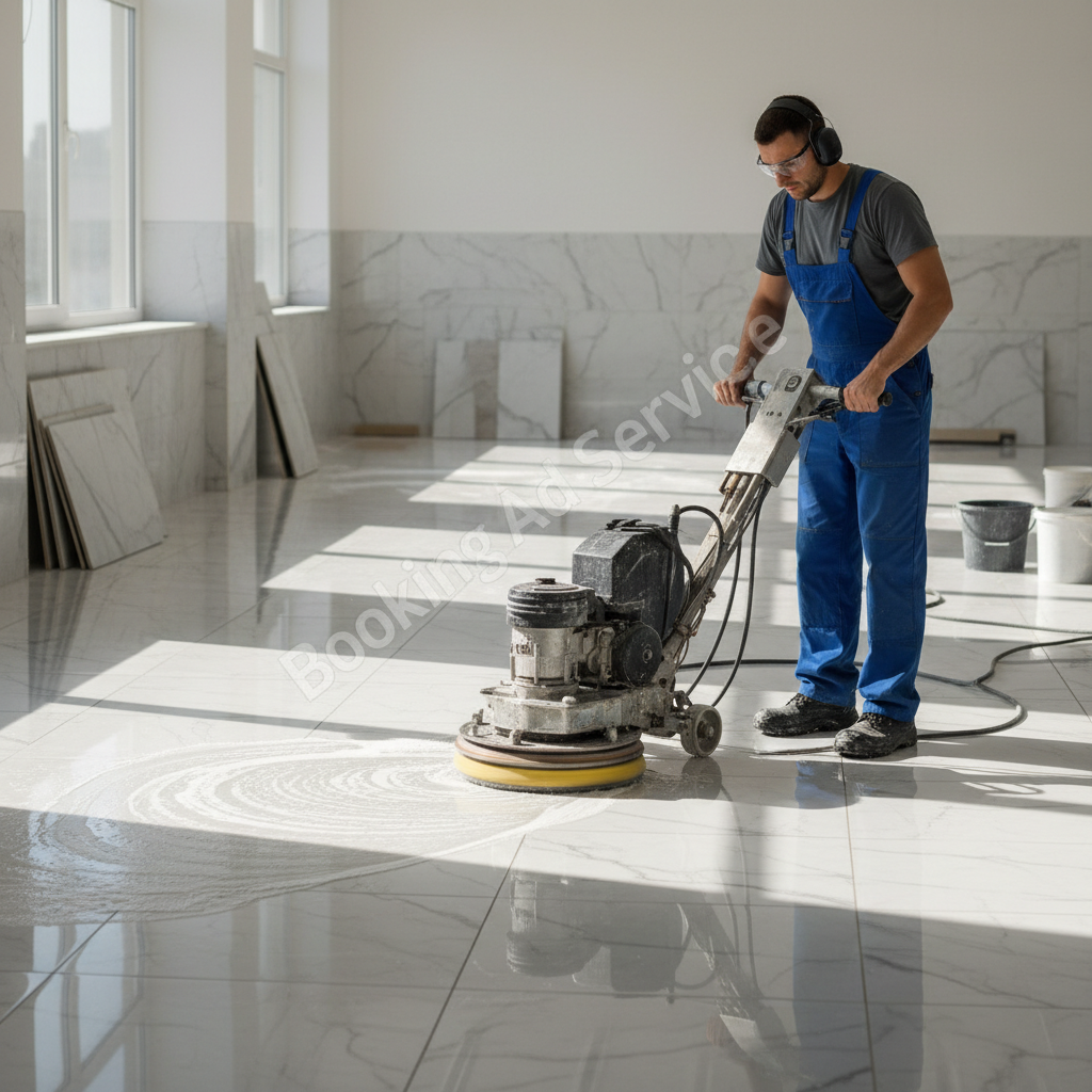 جلي البلاط: فن استعادة بريق أرضياتك ولمعانها الأخاذ