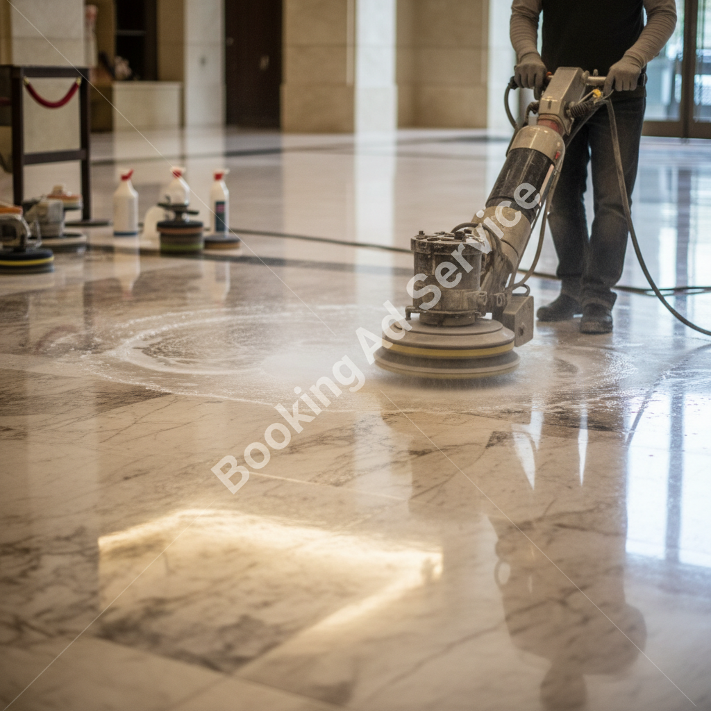 سر البريق الدائم: اكتشف فن جلي الرخام الاحترافي في الرياض