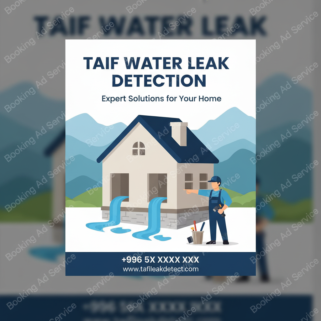 حماية منزلك في الطائف: دليلك الشامل لكشف تسربات المياه وضمان بيئة آمنة وصحية