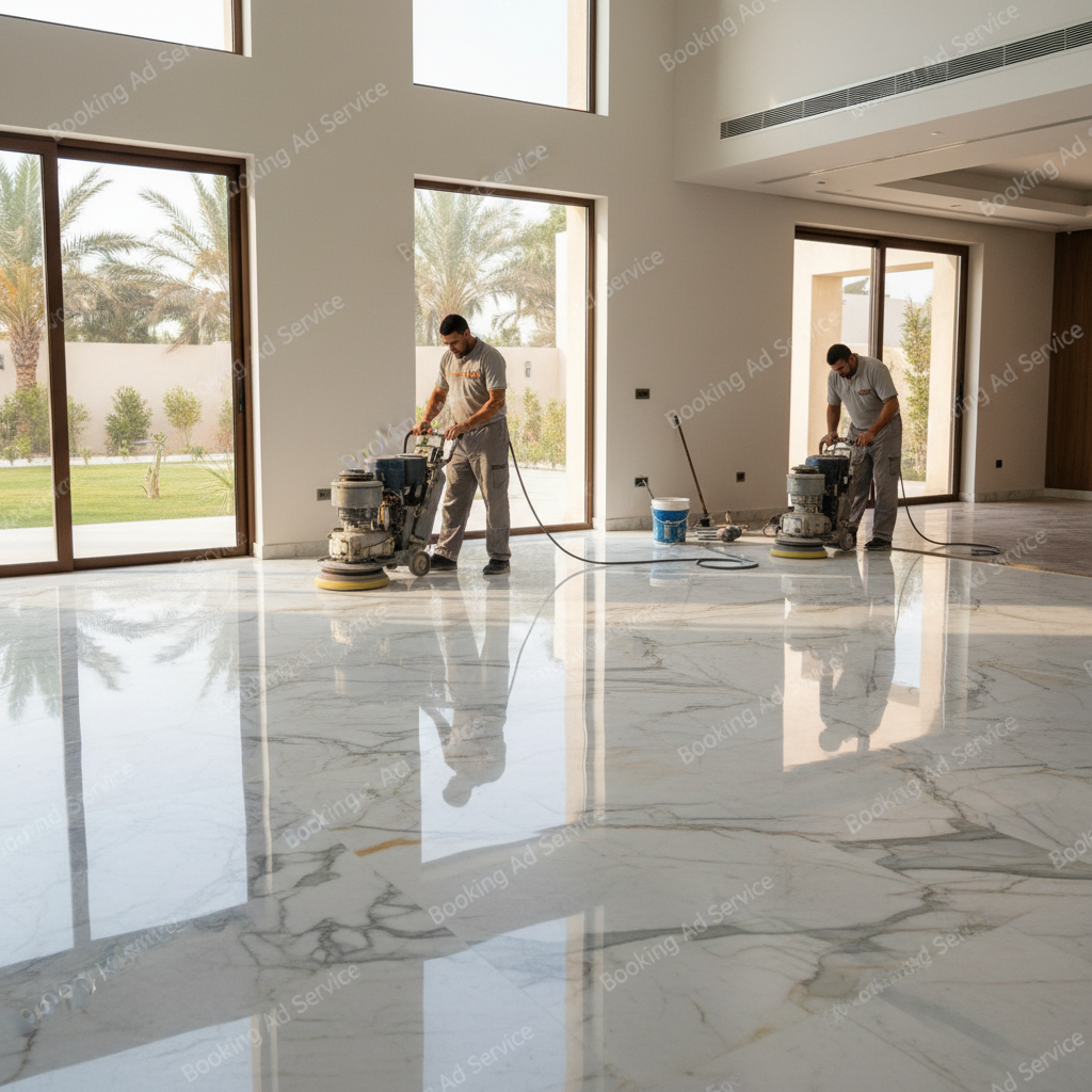 فن جلي الرخام بالرياض: استعادة البريق والجمال لمساحاتك