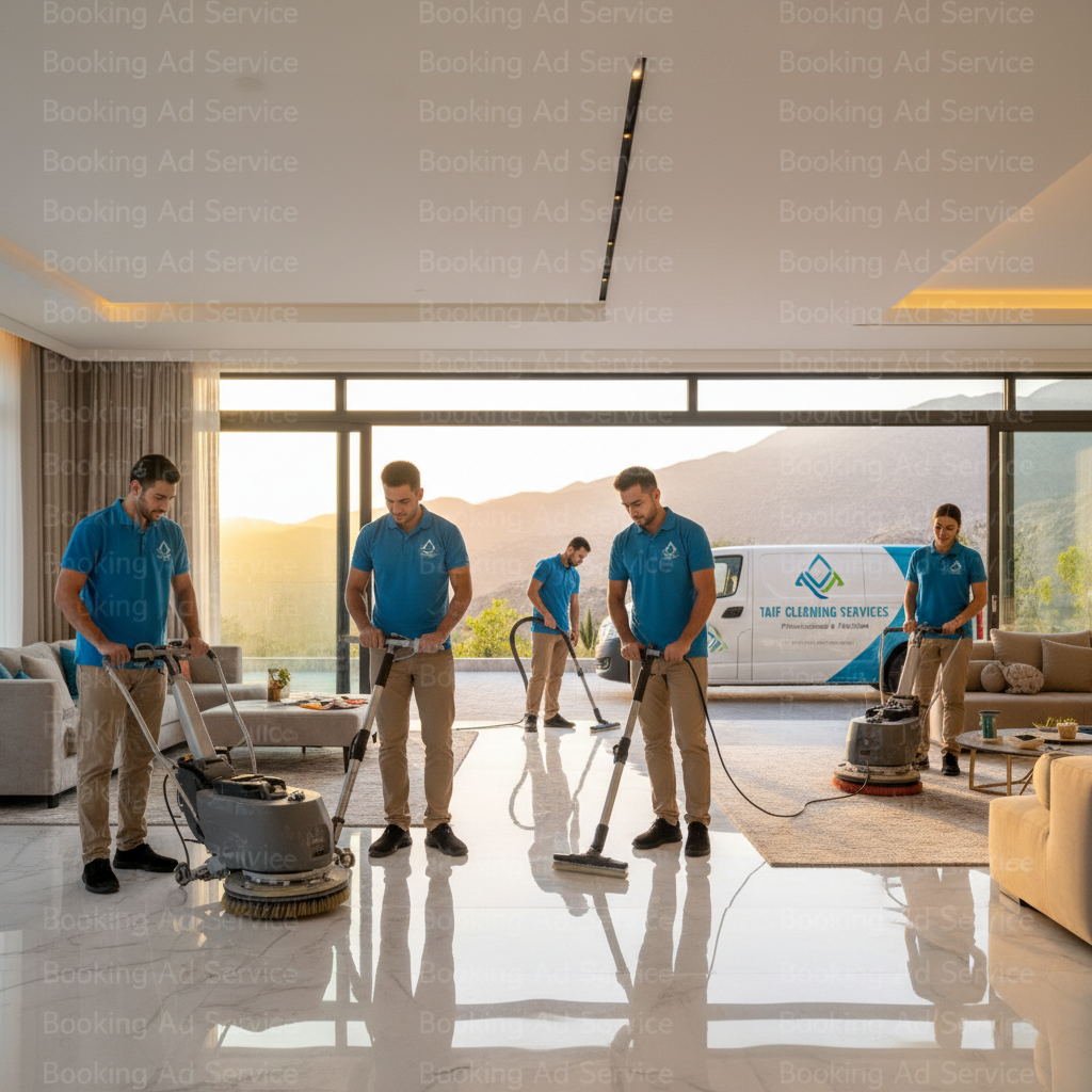 شركة تنظيف بالطائف: دليلك الشامل لاختيار الأفضل لمنزل ومكتب نظيف ومريح