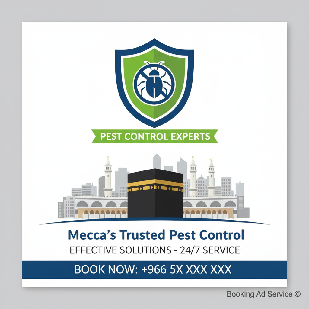 مكافحة الحشرات في مكة: دليلك المتكامل لاختيار شريكك الأمثل لحماية منزلك وراحتك