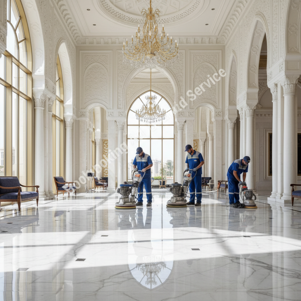 عودة الحياة لجمال رخام منزلك: دليلك الشامل لخبراء الجلي والتلميع في الرياض