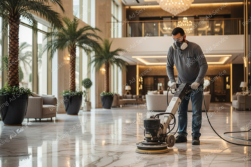 تألق منزلك من جديد: دليلك المتكامل لجلي الرخام في الرياض