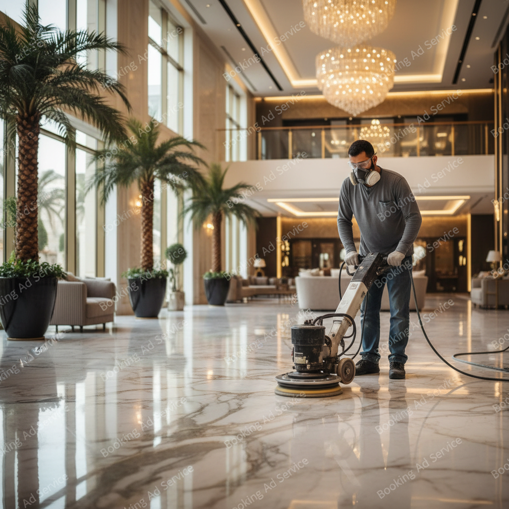 تألق منزلك من جديد: دليلك المتكامل لجلي الرخام في الرياض