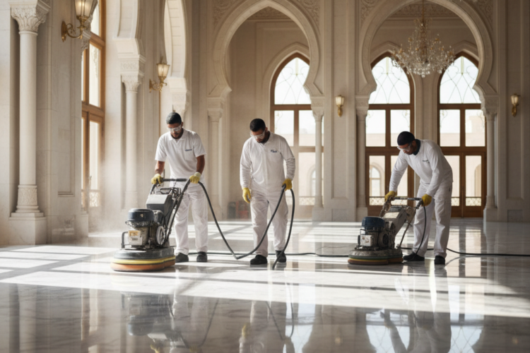 جلي الرخام في الرياض: دليل شامل لإحياء بريق أرضياتك ولمعانها الطبيعي