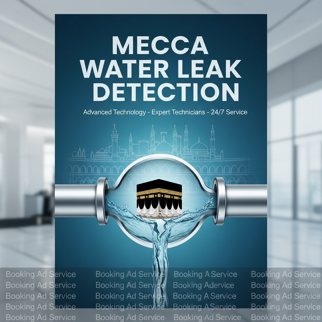 كشف تسربات المياه بمكة: حلول متطورة بدون تكسير لمنزلك