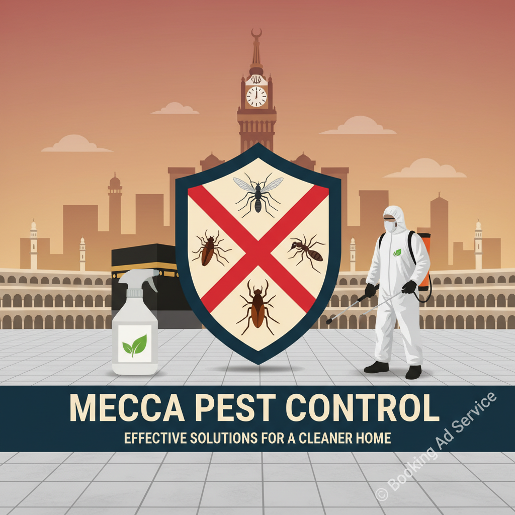 حماية منزلك وعملك في مكة: دليلك الشامل لشركات مكافحة الحشرات الموثوقة