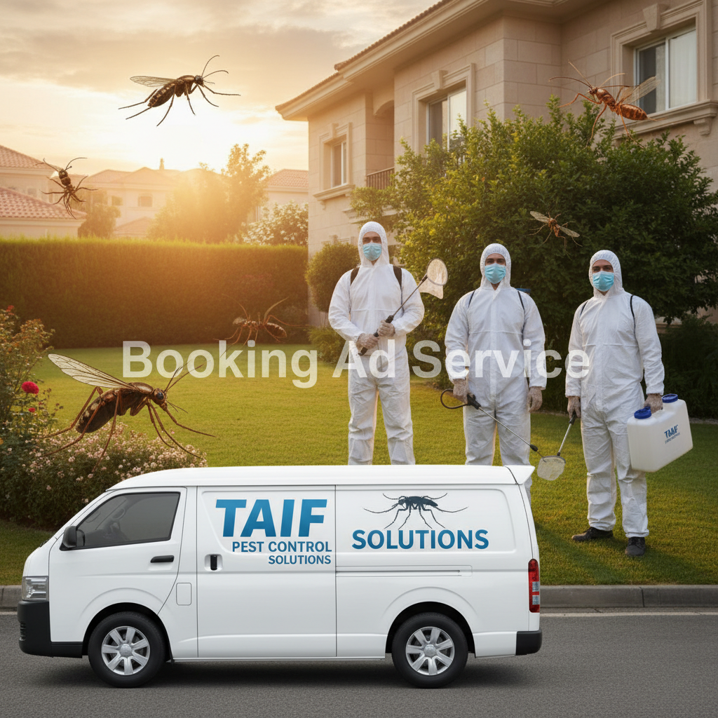 وداعاً للحشرات في الطائف: دليلك لمكافحة فعالة وحياة هانئة