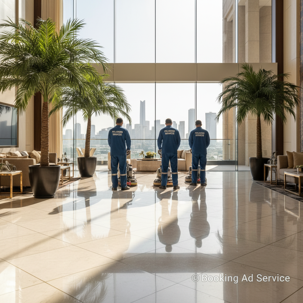 أرضياتك تستحق اللمعان: دليلك لاختيار أفضل شركة جلي بلاط في الرياض