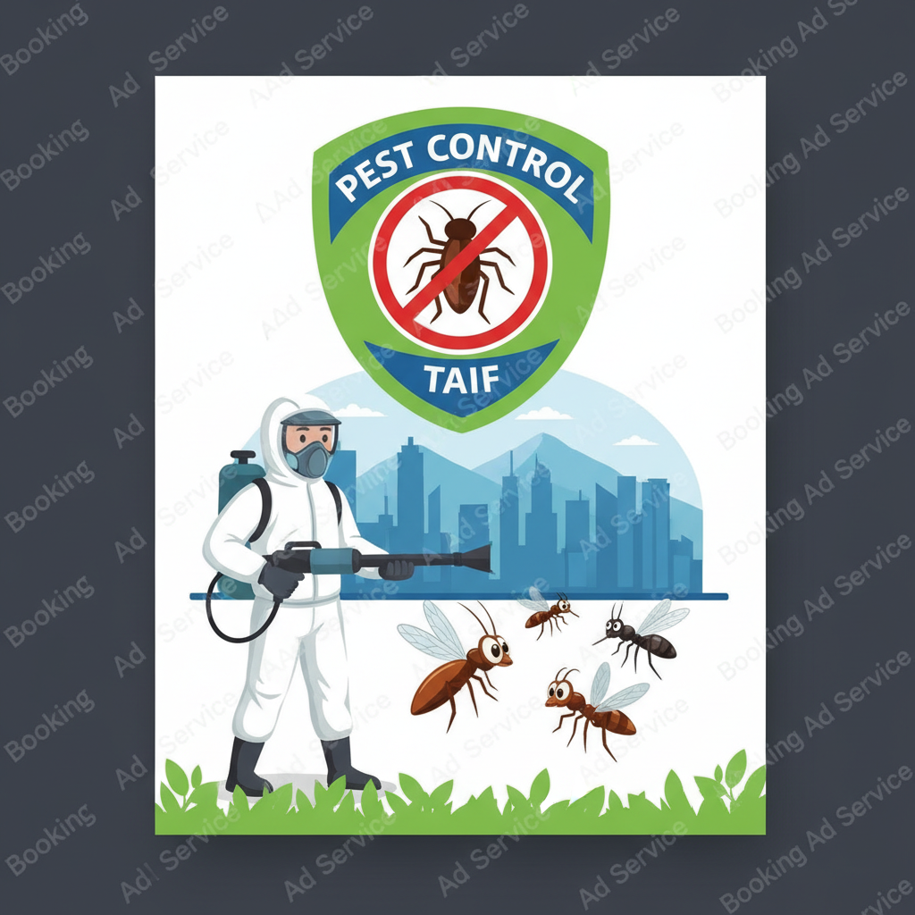مكافحة الحشرات بالطائف: دليلك نحو منزل آمن وصحي