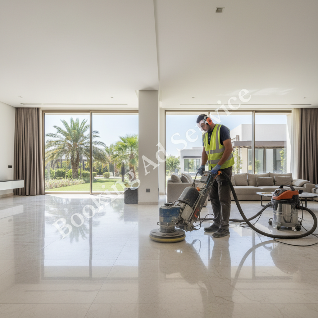 لمعان لا يُقاوم: دليلك الشامل لجلي البلاط في الرياض والعناية بأرضياتك