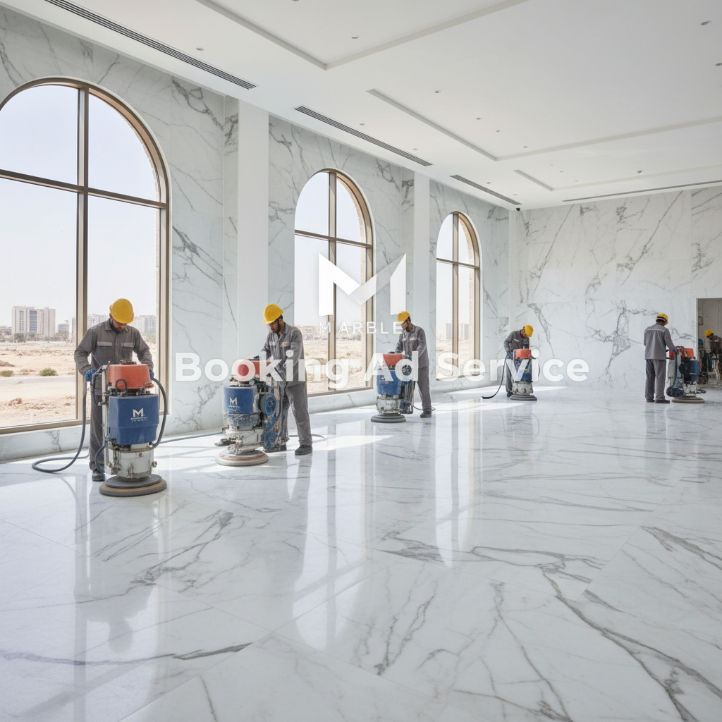 إعادة الرونق لبيتك: دليلك الشامل لخدمات جلي الرخام المتخصصة في الرياض