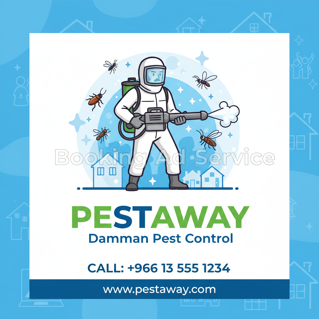 الحياة الهادئة في الدمام: دليلك المتكامل للتخلص من الآفات المنزلية