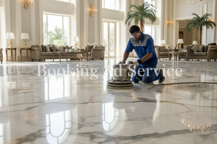 جلي الرخام في الرياض: أسرار استعادة فخامة الأسطح وبريقها اللامتناهي