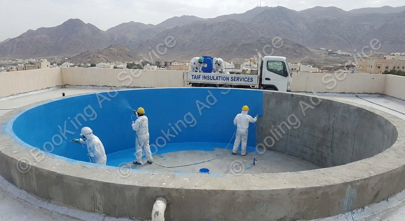 عزل خزانات المياه بالطائف: دليلك الشامل لضمان مياه نقية وراحة بال تدوم