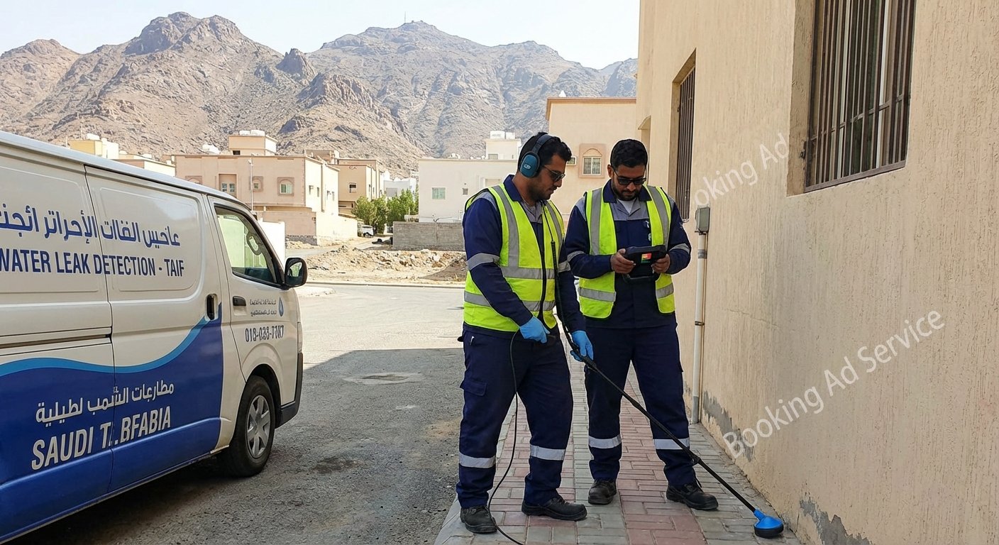 كشف تسربات المياه بالطائف: درع منزلك الواقي ضد الأضرار الخفية لراحة بال تدوم