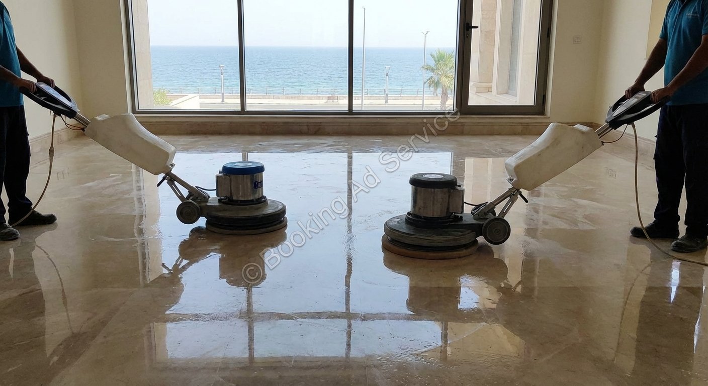 تألق منزلك من جديد: دليلك المتكامل لجلي وتلميع البلاط في جدة