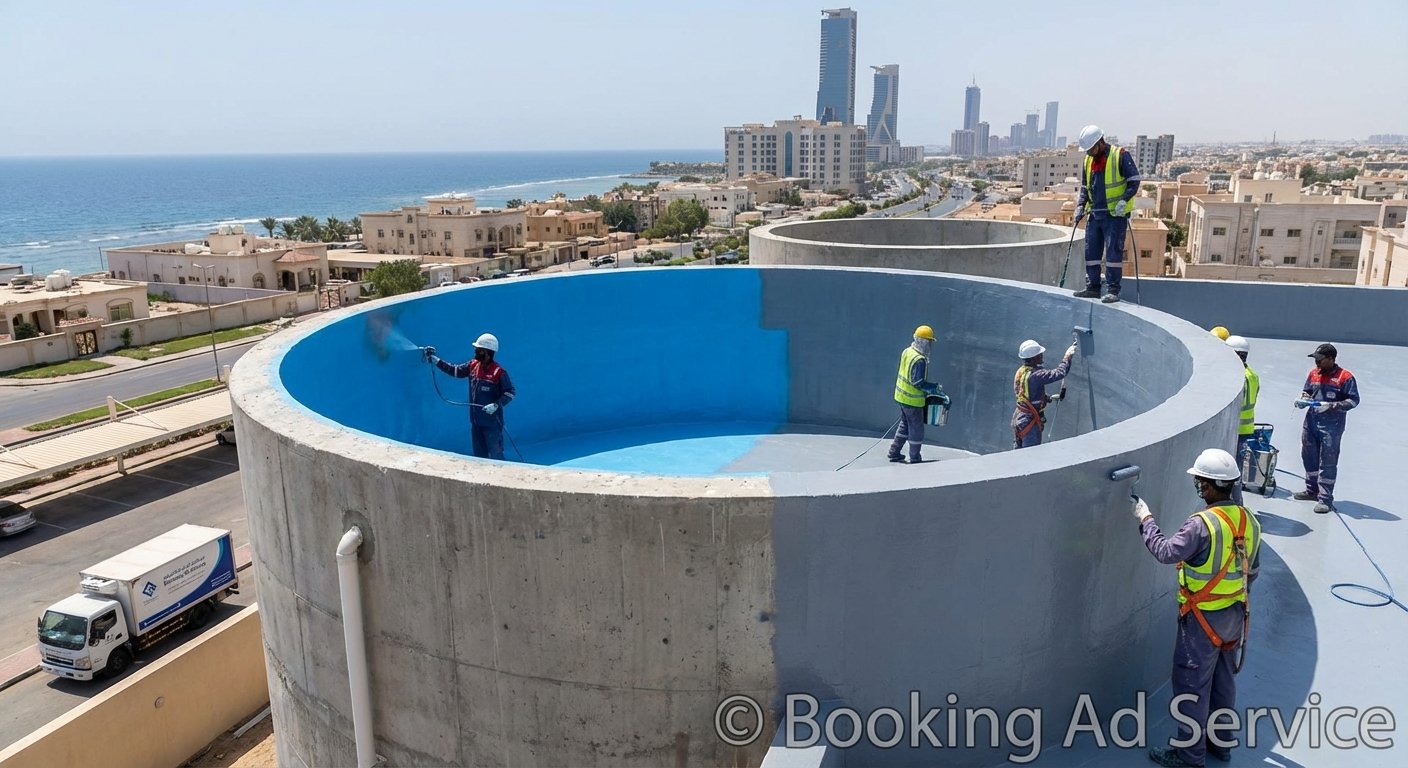 نقاء مياهك بين يديك: دليلك الشامل لخدمات عزل الخزانات الاحترافية بجدة