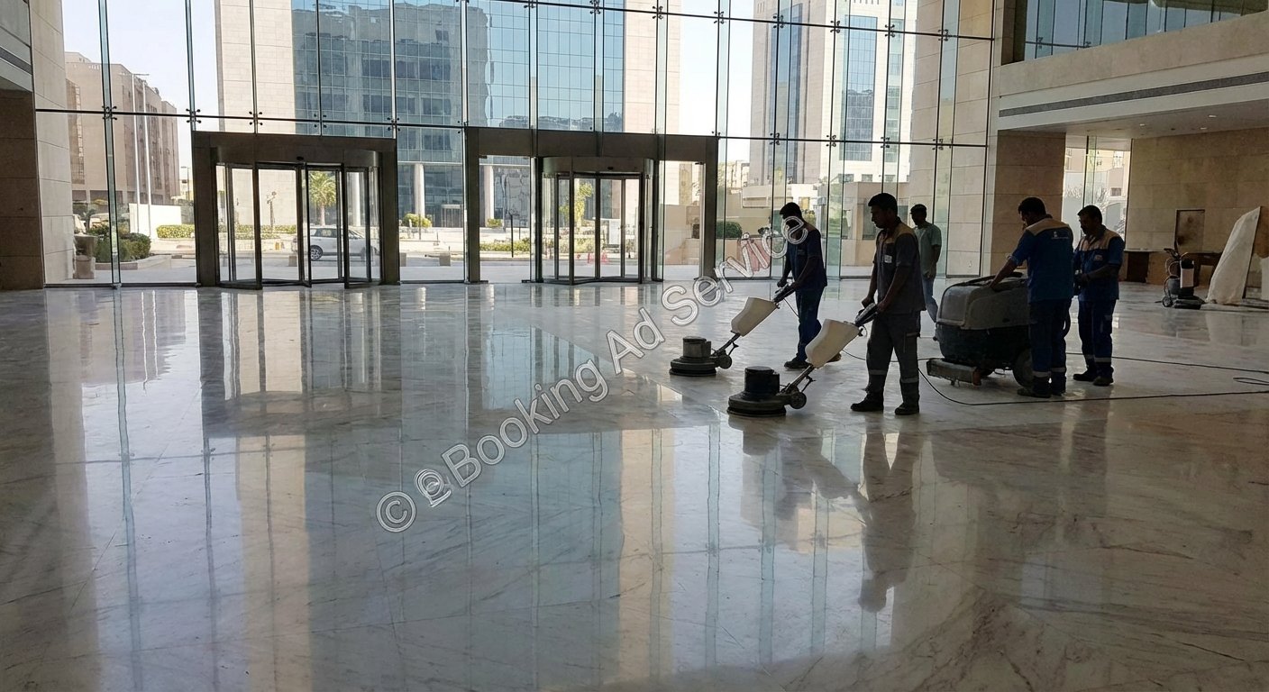 سر اللمعان الدائم: كيف تعيد شركة جلي رخام بالرياض الحياة لأرضياتك؟