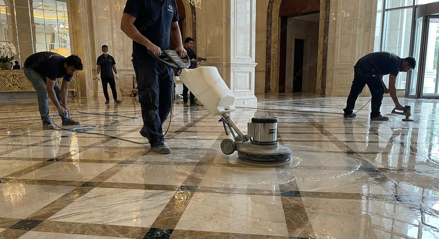 جلي الرخام: سر اللمعان الأبدي وفخامة تتجدد في كل زاوية