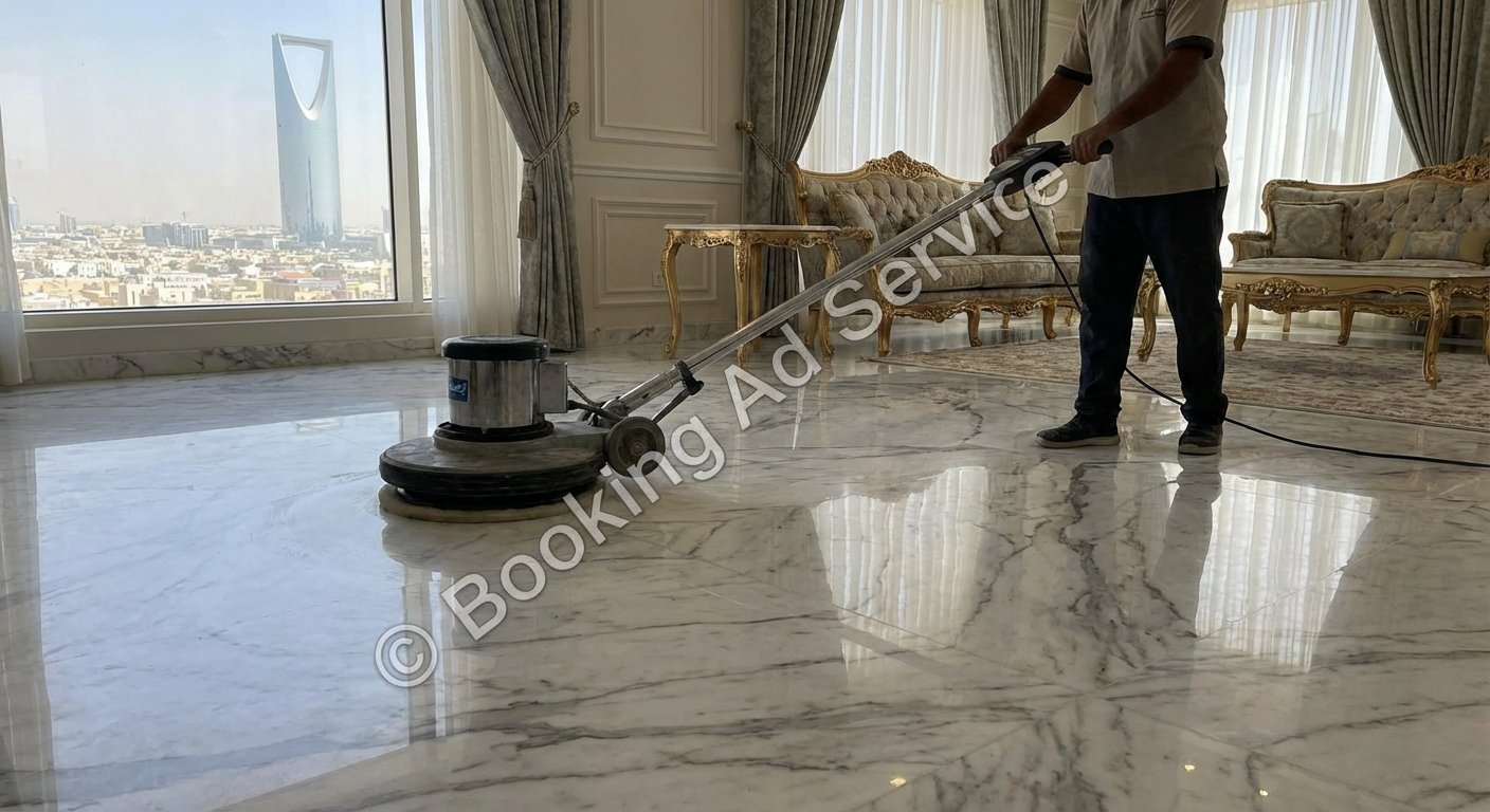 جلي الرخام في الرياض: أسرار استعادة فخامة أرضيات منزلك ولمعانها الدائم