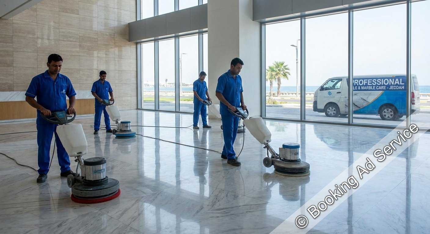 تألق منزلك: دليلك الشامل لاستعادة جمال وبريق البلاط في جدة