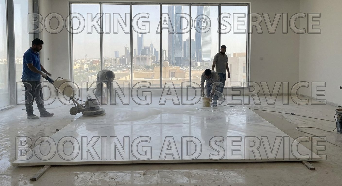 استعيدوا سحر الفخامة: دليلكم الشامل لجلي الرخام الاحترافي في الرياض