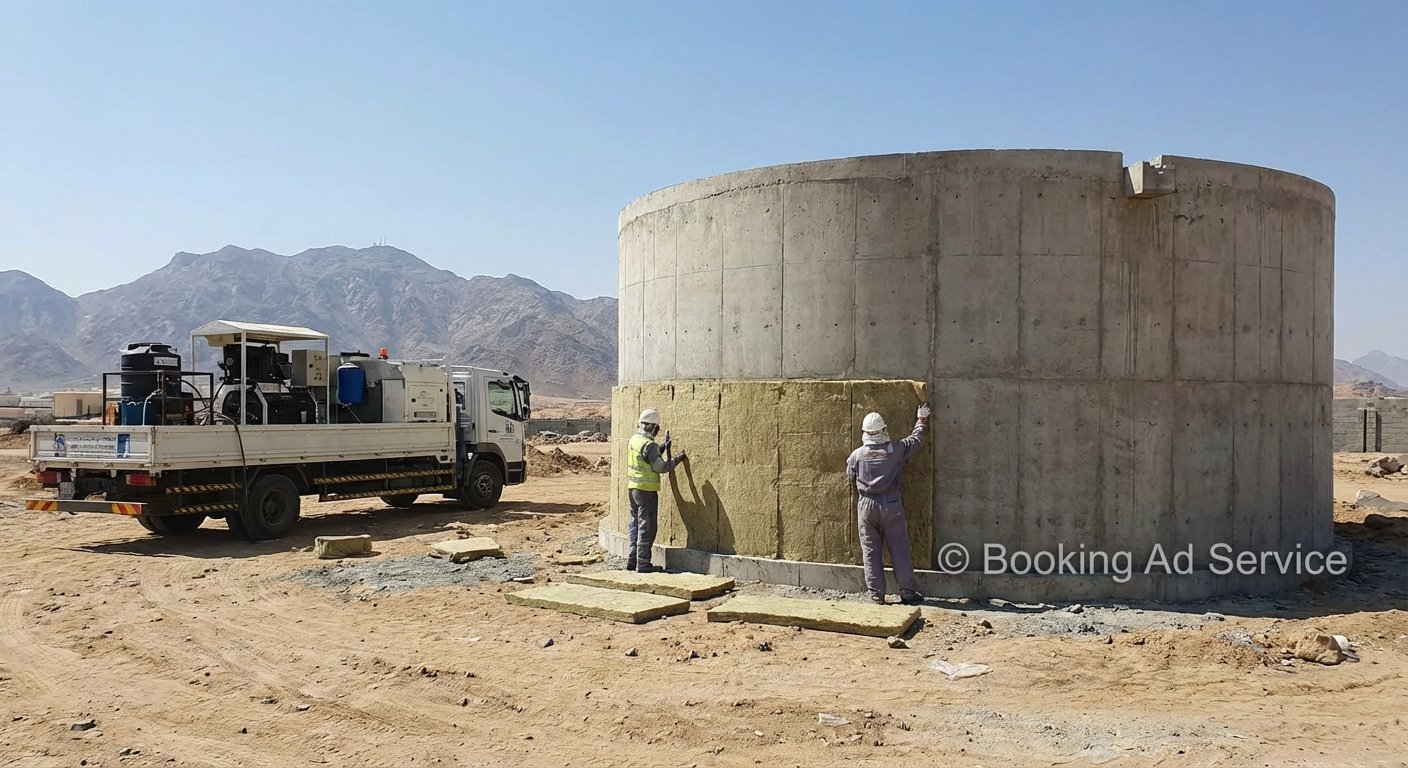 خزانك درعٌ لصحّتك: دليلك الشامل لخدمات عزل خزانات المياه بالطائف