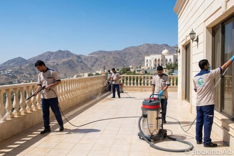 رحلتك نحو النظافة المثالية: دليل شامل لاختيار أفضل شركة تنظيف بالطائف لمنزلك ومكتبك