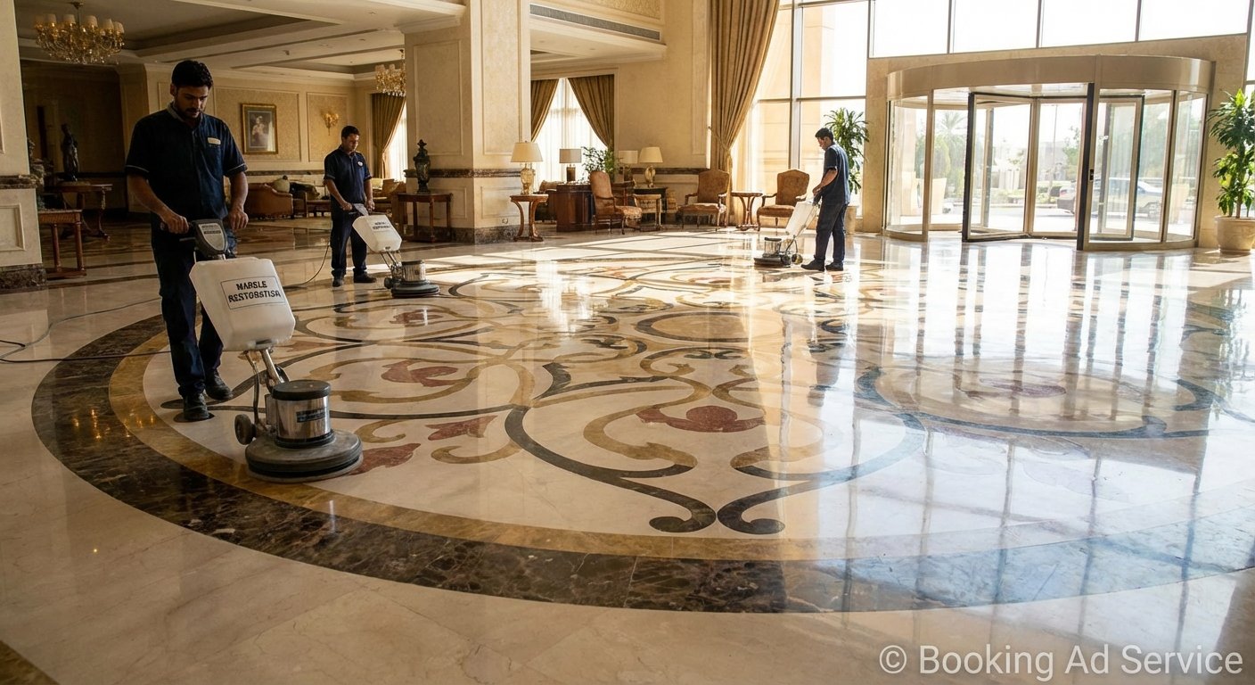 جلي الرخام بالرياض: كيف تحافظ على بريق منزلك وتألقه الفاخر لسنوات؟