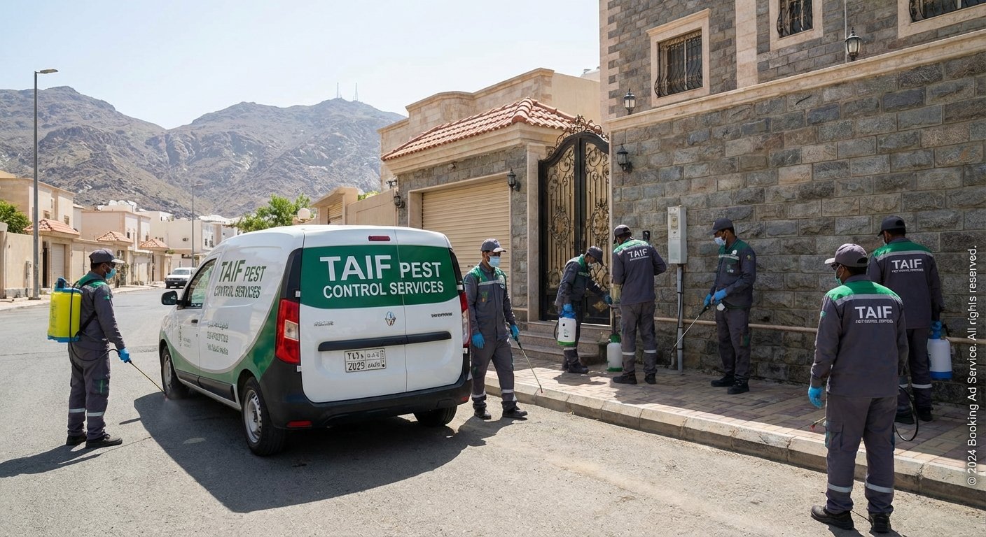 وداعاً لآفات الطائف: دليلك المتكامل لمنزل آمن وبيئة صحية دائمة مع خبراء المكافحة