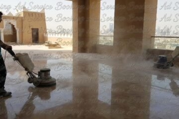 سر لمعان منزلك الدائم: دليلك الشامل لجلي البلاط في الرياض