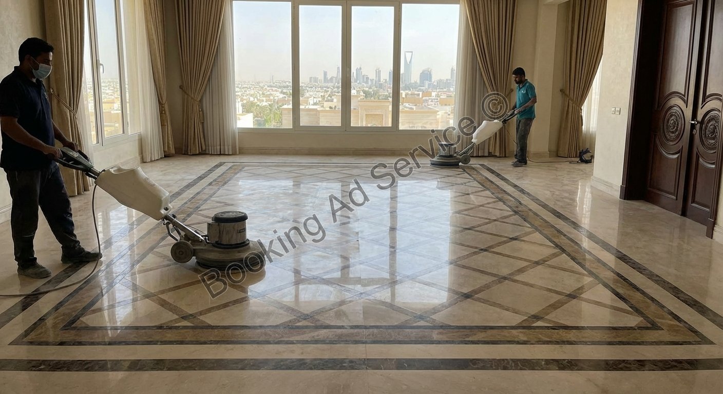 أرضيات منزلك تستحق التألق: دليلك الشامل لخدمات جلي البلاط الاحترافية بالرياض