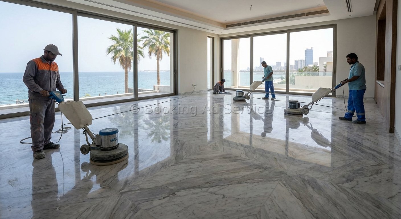 تألق الرخام في جدة: كيف تحافظ على فخامة منزلك ببريق لا يزول